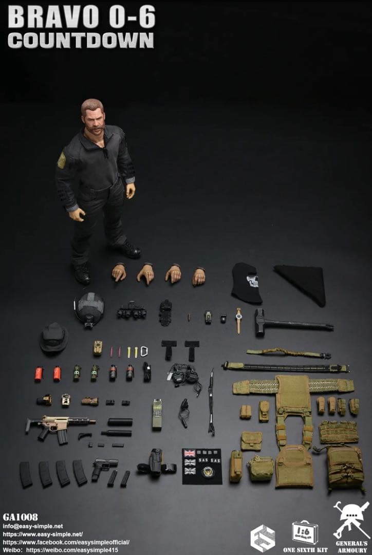 GA1008 BRAVO 0-6 COUNTDOWN 1/6キャプテンプライス