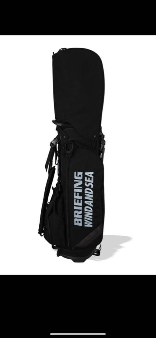 BRIEFING WIND AND SEA キャディバッグ サックスカラー