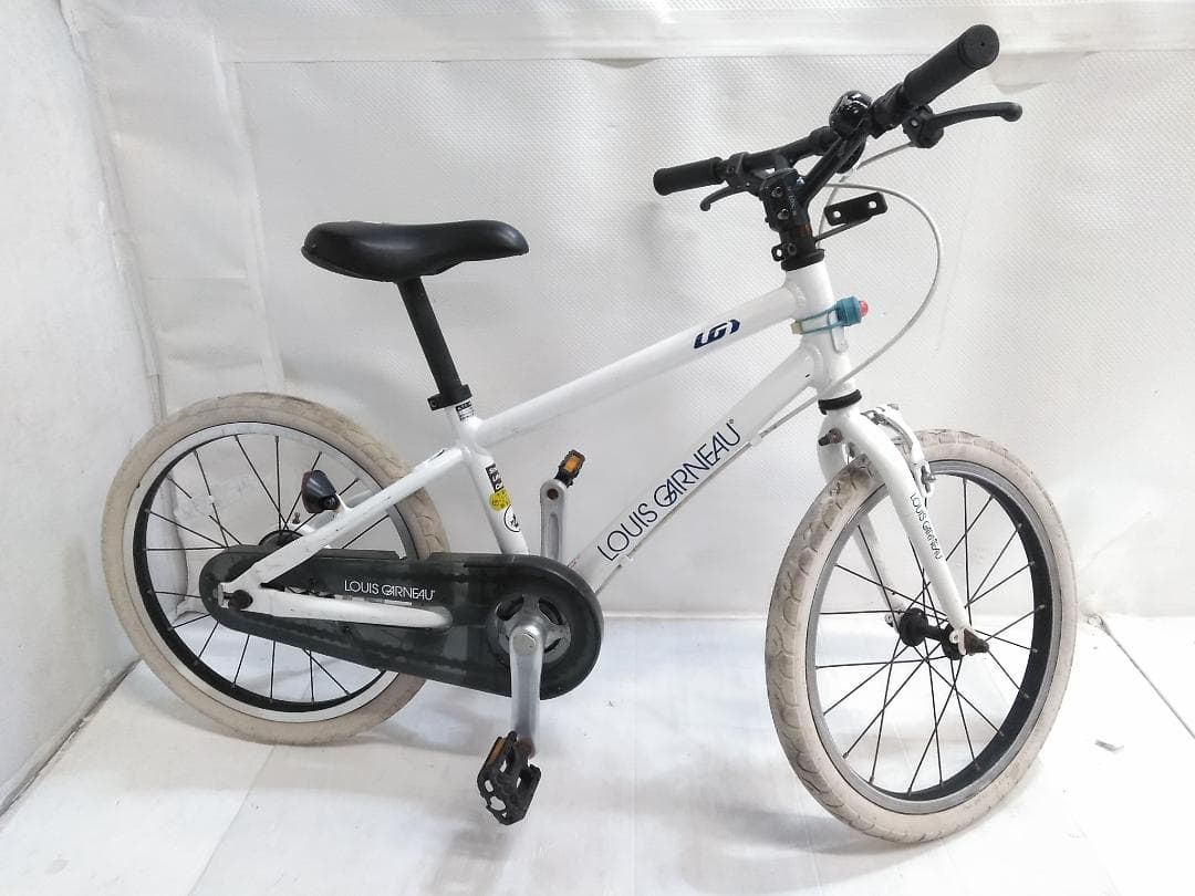 ルイガノ Louis Garneau 子供用自転車 18インチ ホワイト ◇