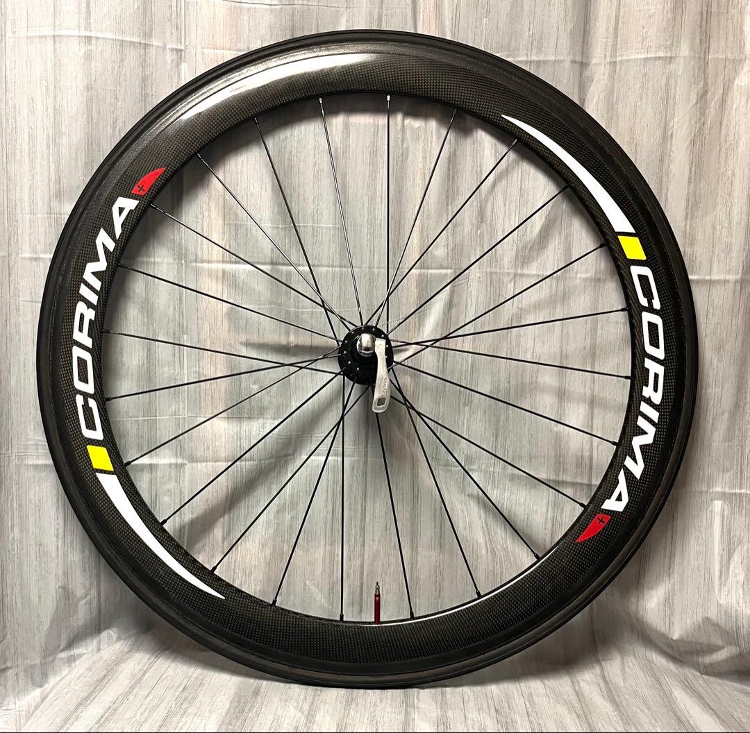 【訳あり】中華手組みカーボンホイール　チューブラー　シマノ10S