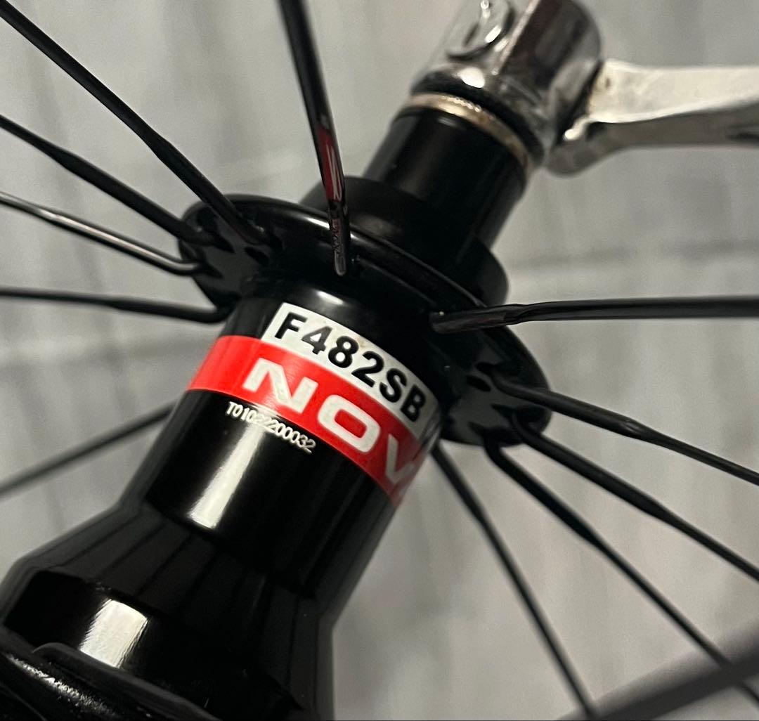 【訳あり】中華手組みカーボンホイール　チューブラー　シマノ10S