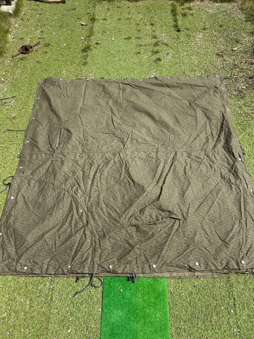 東ドイツ軍幕5枚セット　　ポンチョテント　パップテント　　軍幕タープ