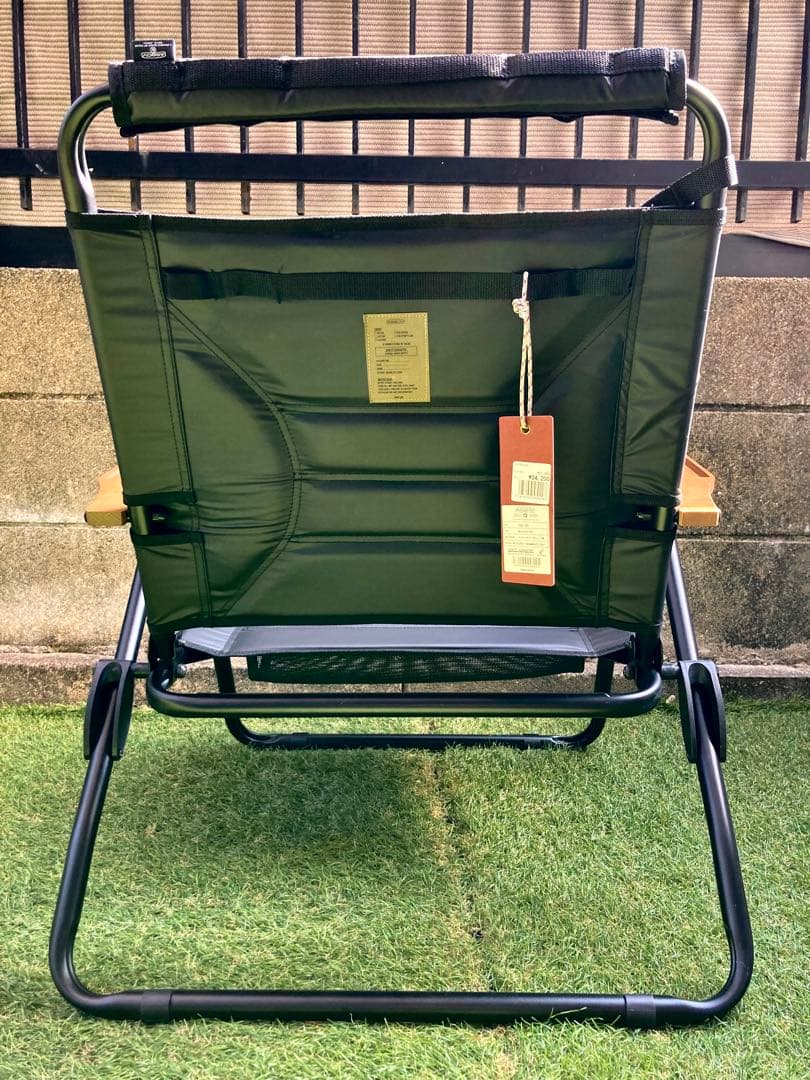 AS2OV(アッソブ)/リクライニングローローバーチェア　ブラック