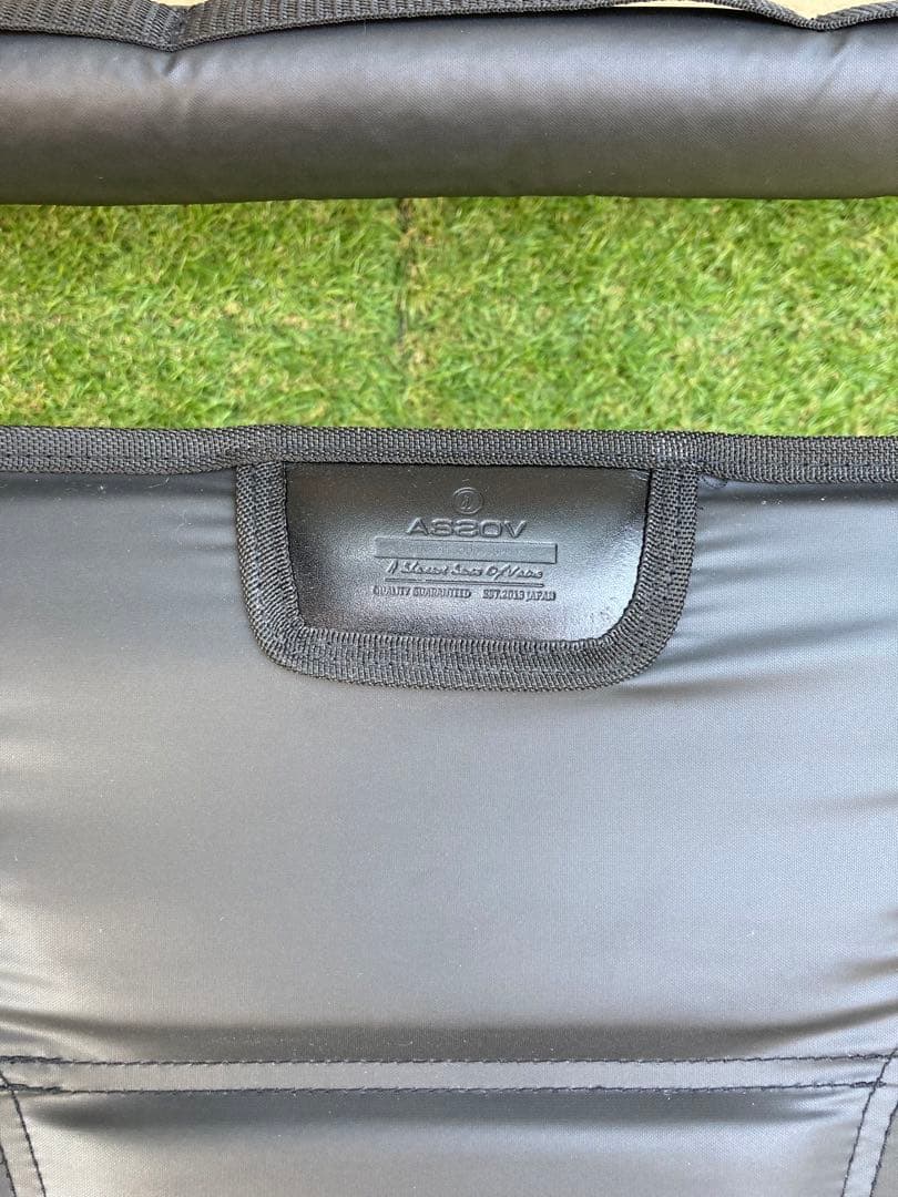 AS2OV(アッソブ)/リクライニングローローバーチェア　ブラック