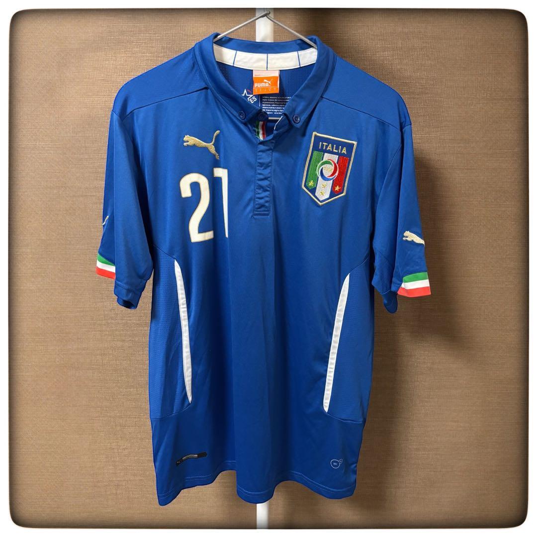 レア 2014年 ピルロ イタリア代表 PUMA ユニフォーム 正規品