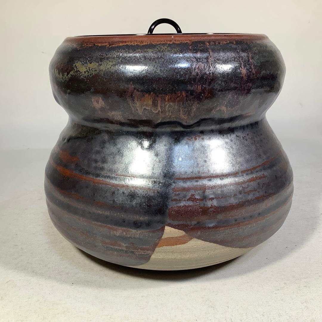 高取焼　水指　高取八山　茶道具　送料無料