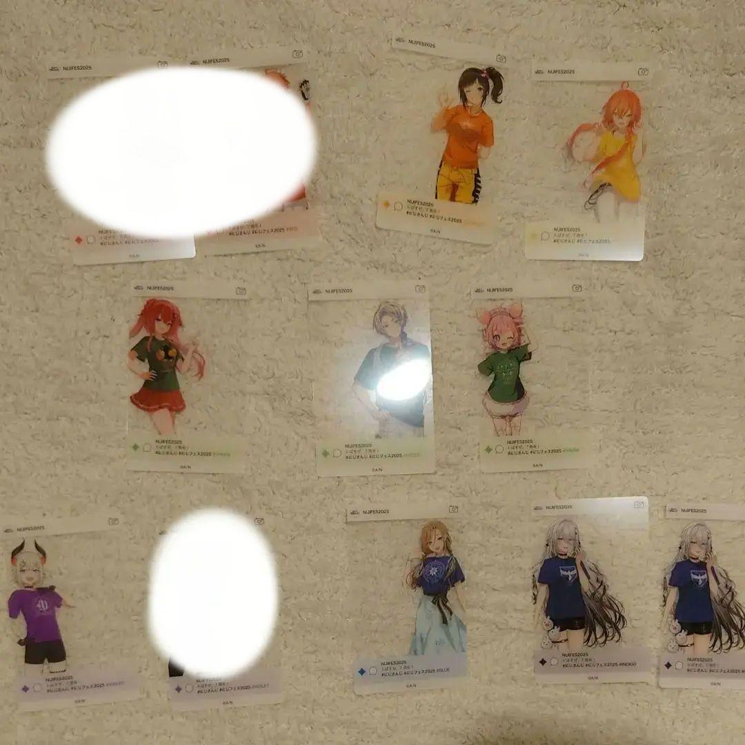 にじフェス2025 クリアカードまとめ売り【バラ売り〇】