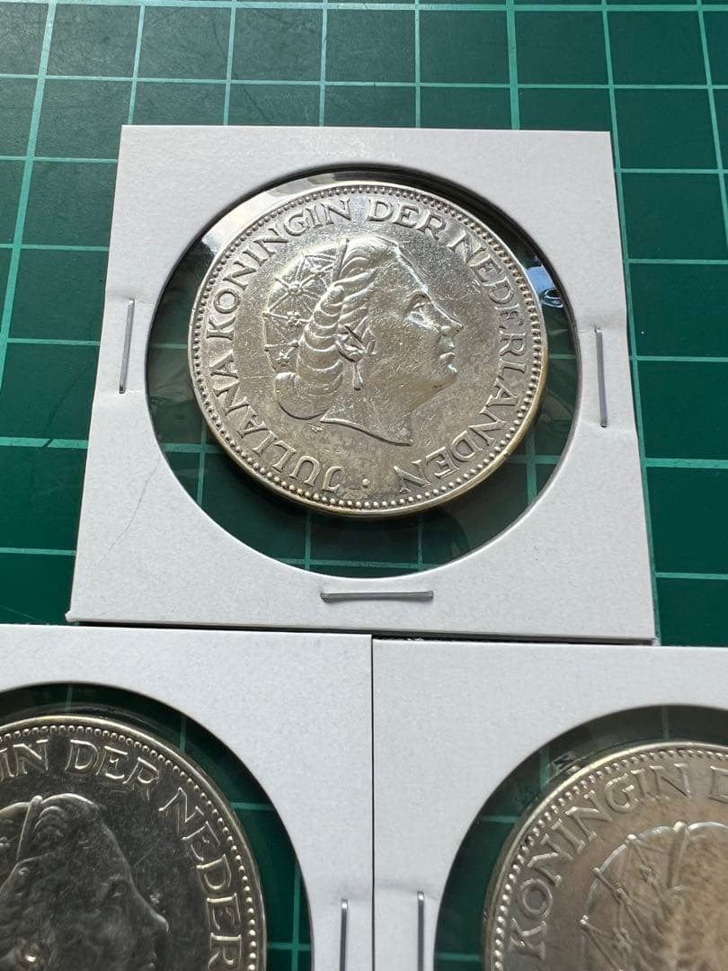 外国銀貨　オランダ2.5G銀貨　3年号
