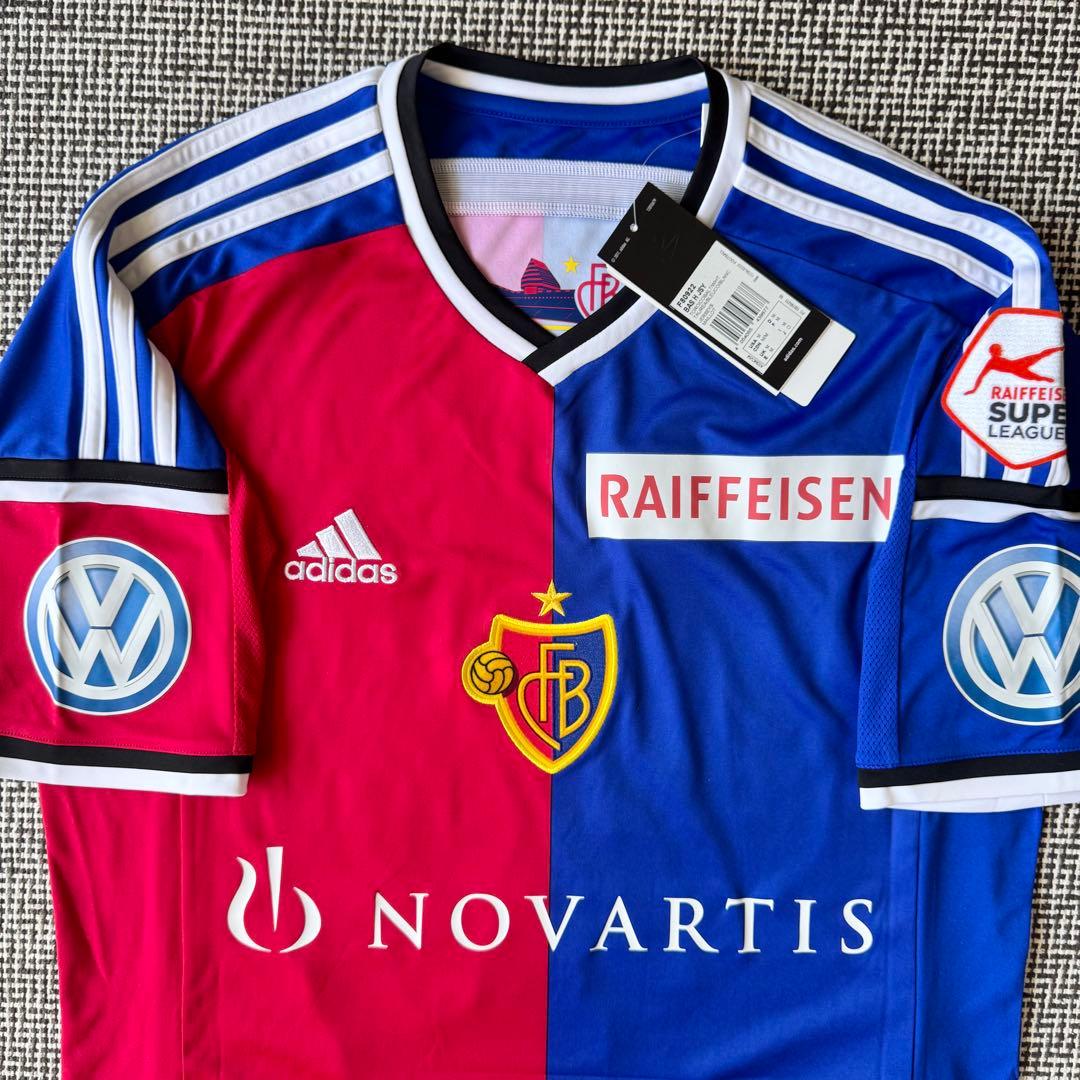 【新品タグ付＆直筆サイン】柿谷曜一朗 ＃１４ FCバーゼル １４／１５（H）