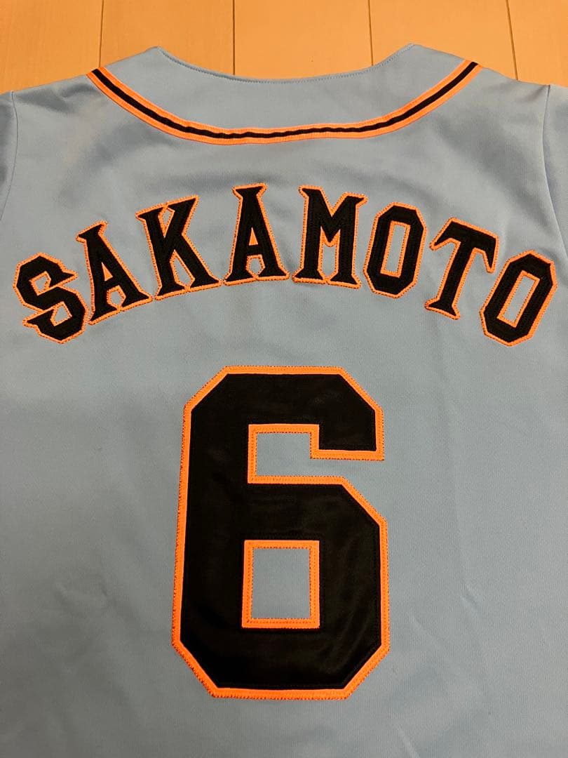 坂本勇人　ブルー　2014年　ユニフォーム　読売ジャイアンツ　読売巨人軍　水色