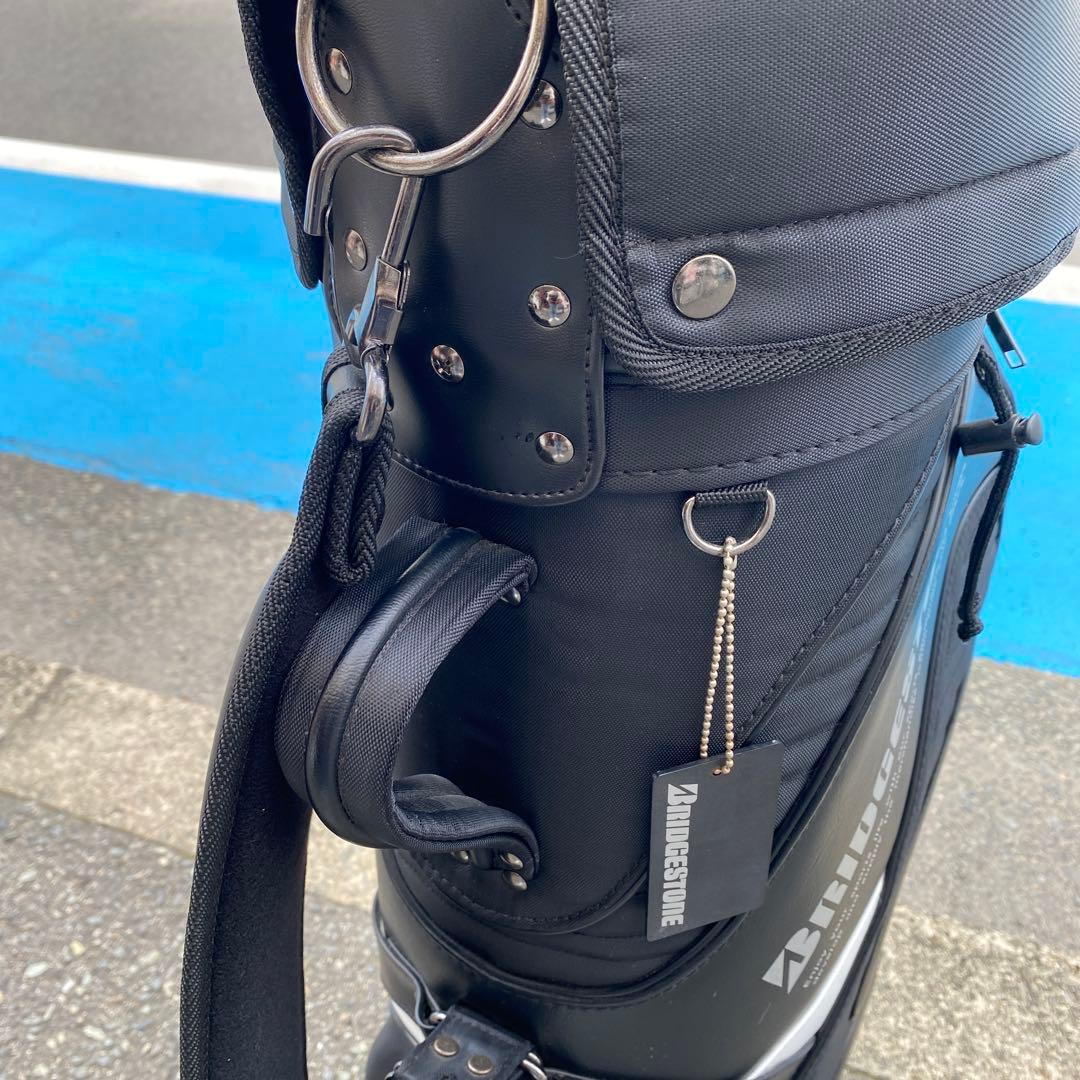 美品！軽量ブリヂストンキャディーバッグ(ブラック)