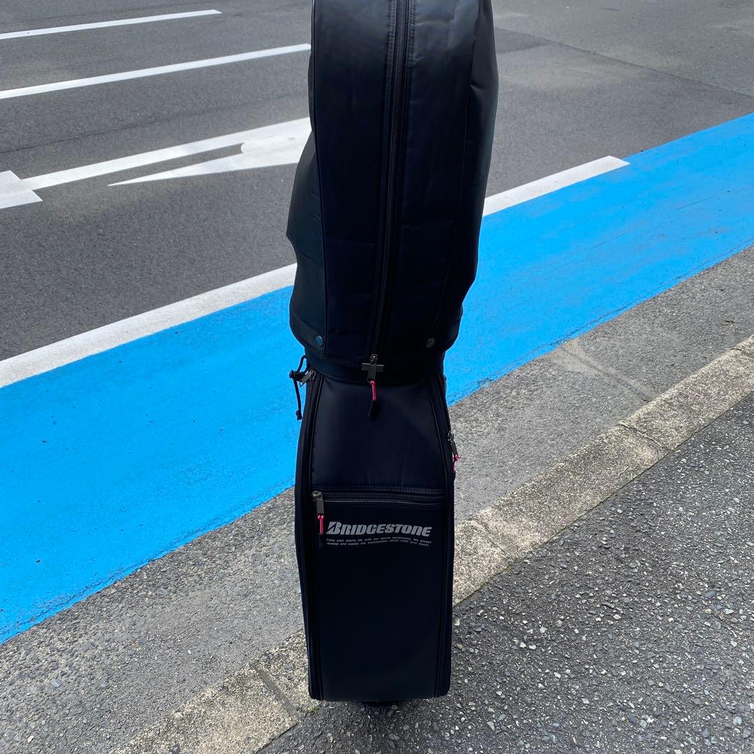 美品！軽量ブリヂストンキャディーバッグ(ブラック)