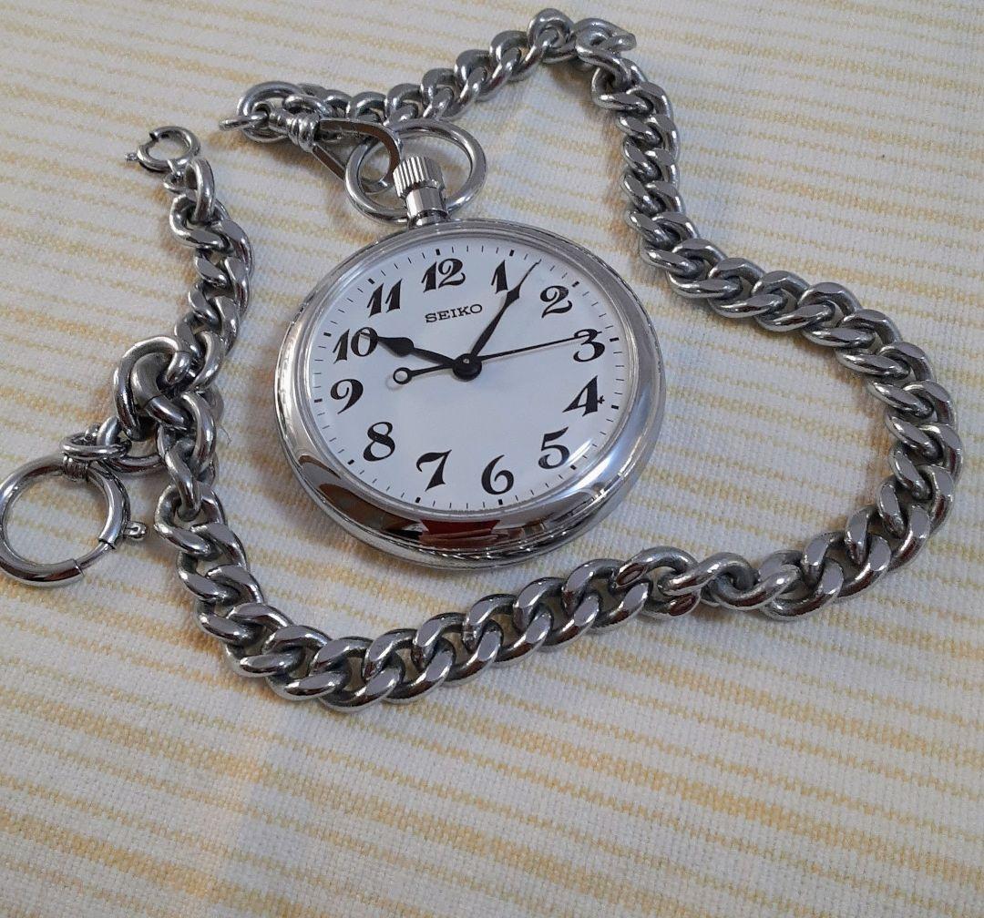 takayuki様ご依頼稼働美品　SEIKO諏訪1991年懐中時計 鉄道時計