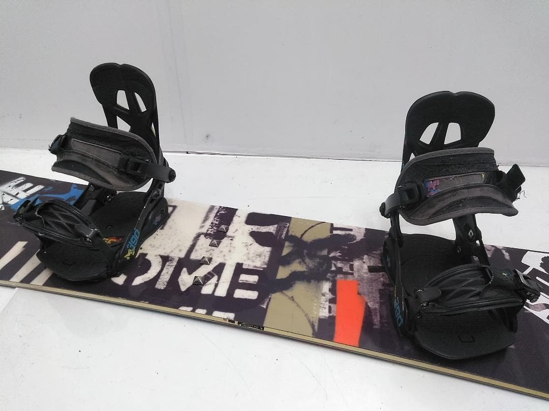 ROME SDS Agent 152cm スノーボード 2点セット ビンS-M△