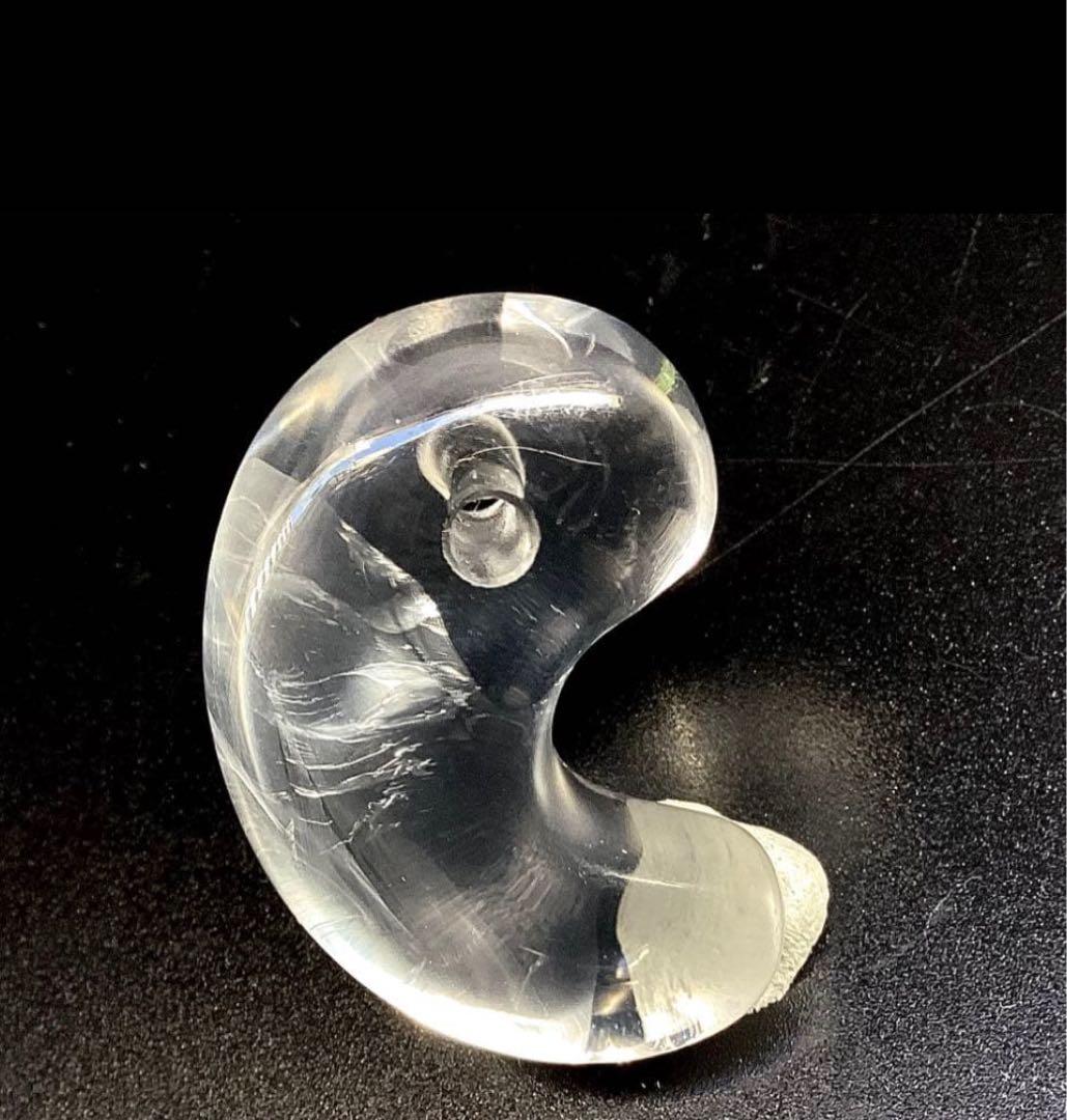 ✳幻影‼️ファントムクォーツ 山の形状　ガネッシュヒマール水晶勾玉　極上品鑑別書付