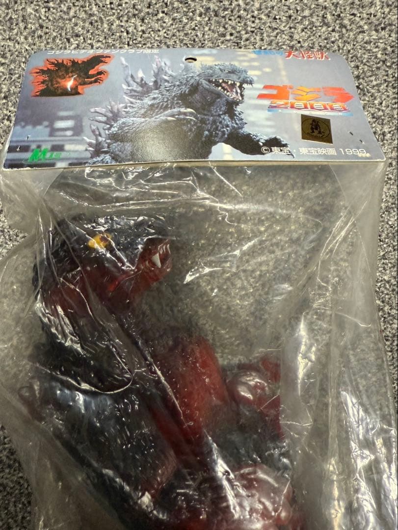 M1号 ビデオファンクラブ限定 ゴジラ 1989 ビオゴジ 赤 ソフビ 未開封