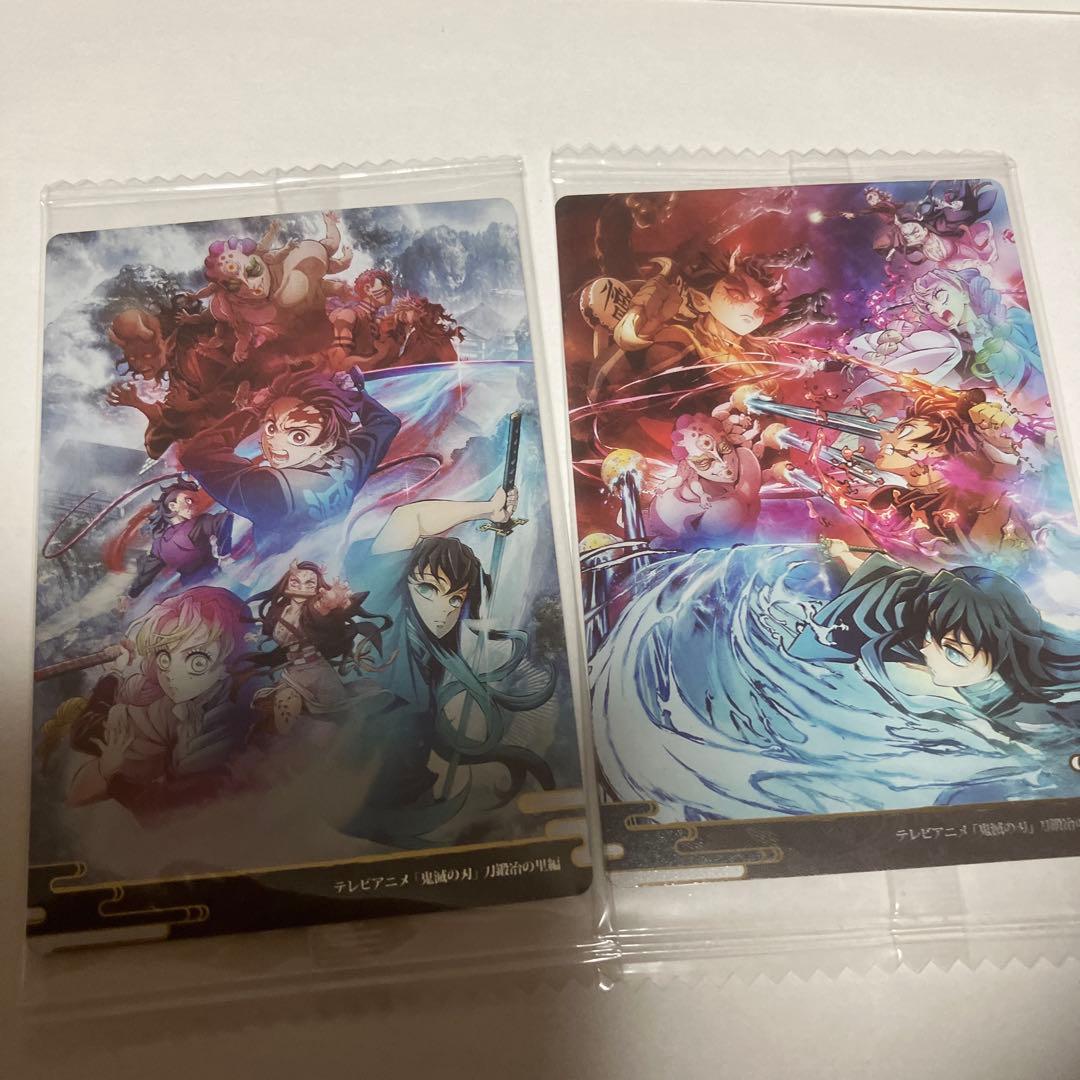 鬼滅の刃　ウエハース9 カード SR 時透無一郎　甘露寺蜜璃　胡蝶しのぶ　煉獄