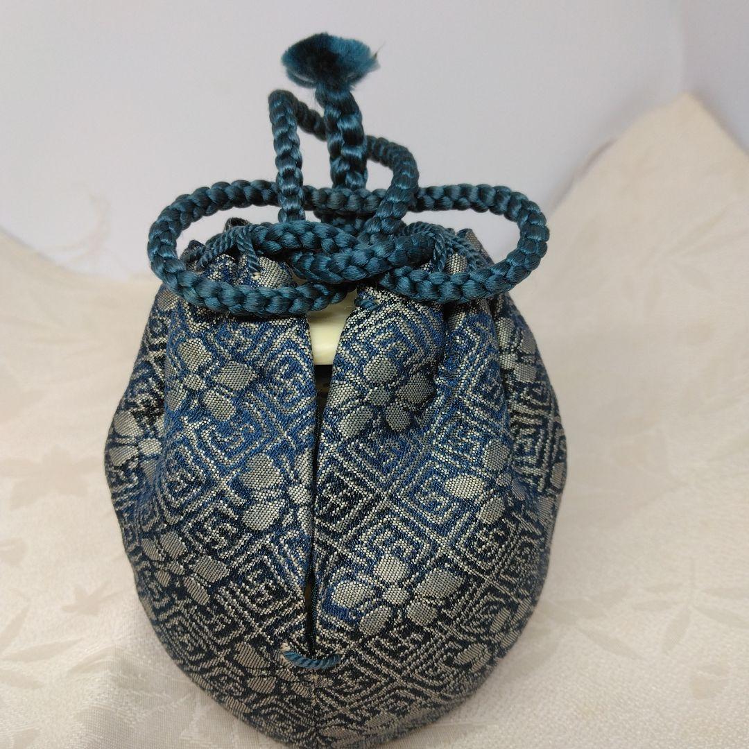 唐物大名物 利休丸壺茶入 おむろ窯 孝三造 仕覆 藤種緞子 本歌写 共箱 茶道具