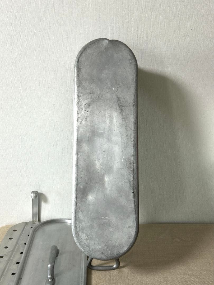 アルミ製フィッシュポット/サーモンポット 魚用蒸し器 フランス製 スチーマー