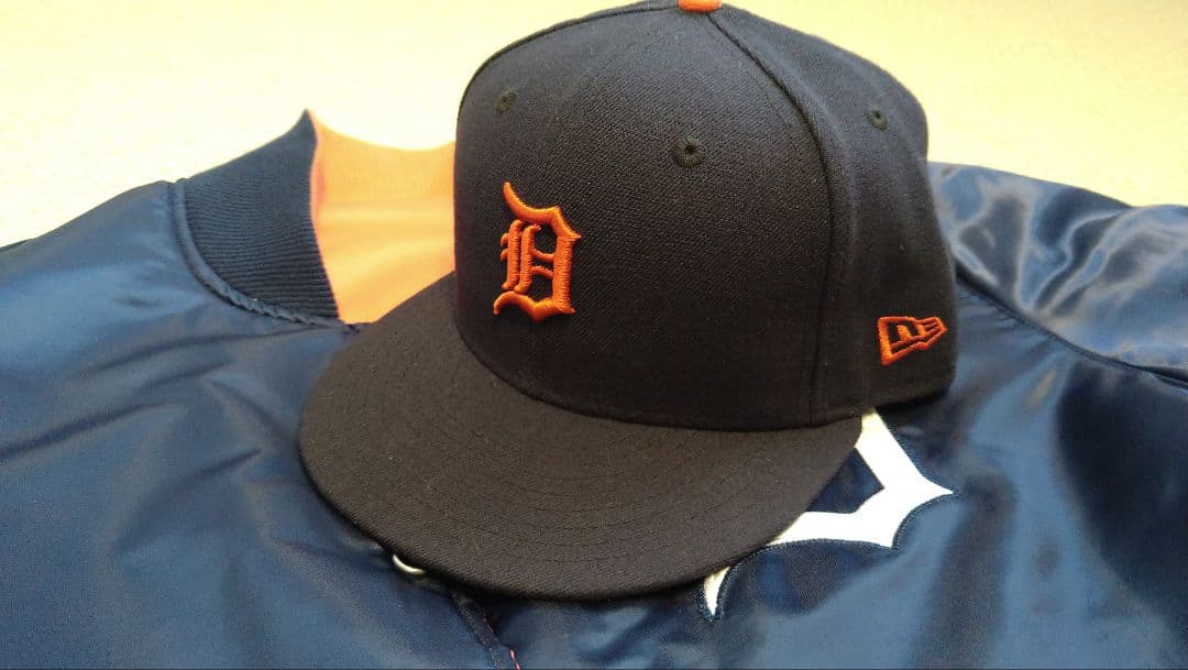 スターター　MLB タイガース スタジャン＆ニューエラセット