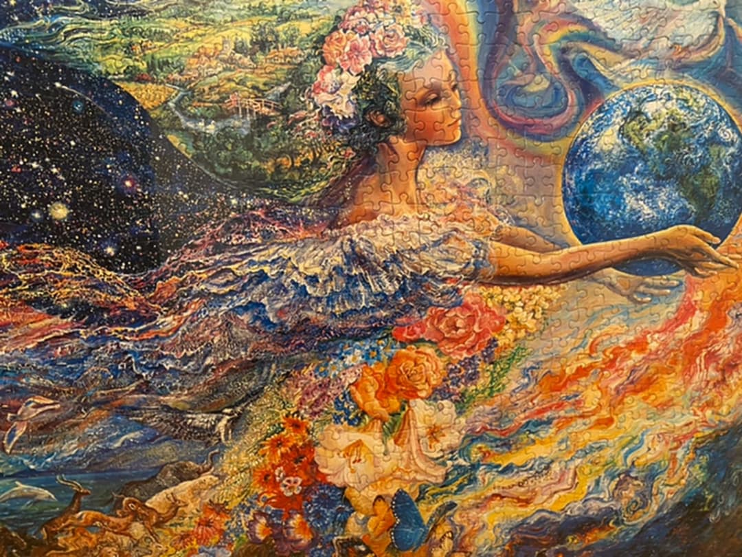 ジョセフィンウォール　女神　天使　神秘的　完成パズル　希少品　入手困難