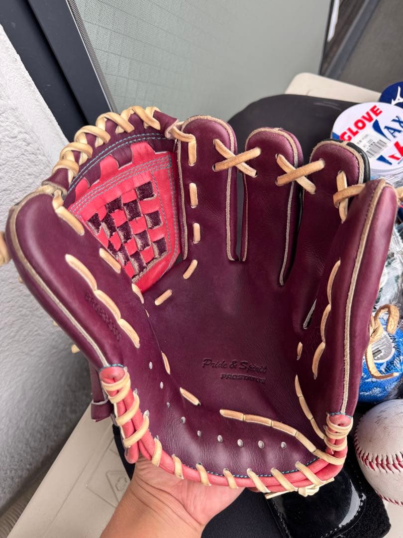 【ZETT ゼット】 プロステ一般軟式内野手用グラブ　源田モデル＆手入れセット