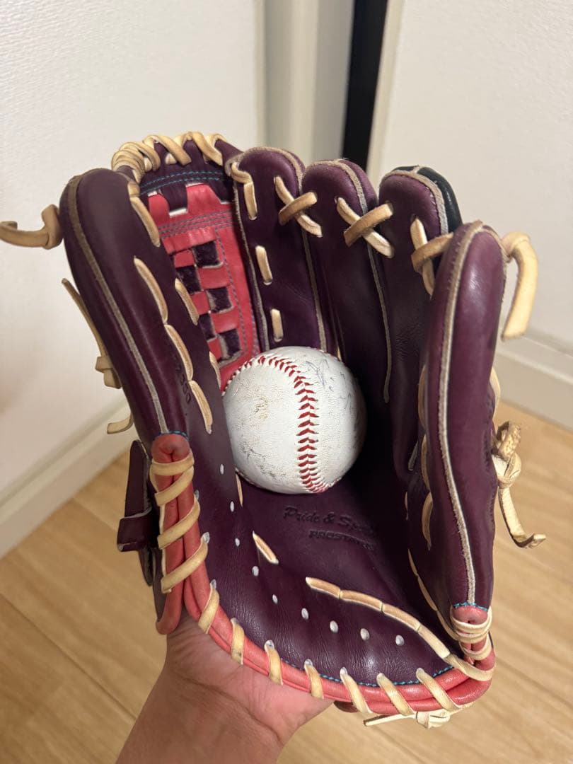 【ZETT ゼット】 プロステ一般軟式内野手用グラブ　源田モデル＆手入れセット