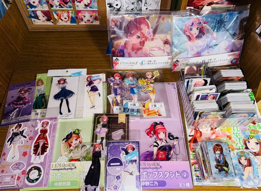 五等分の花嫁　中野ニ乃　アクリルスタンド　セット