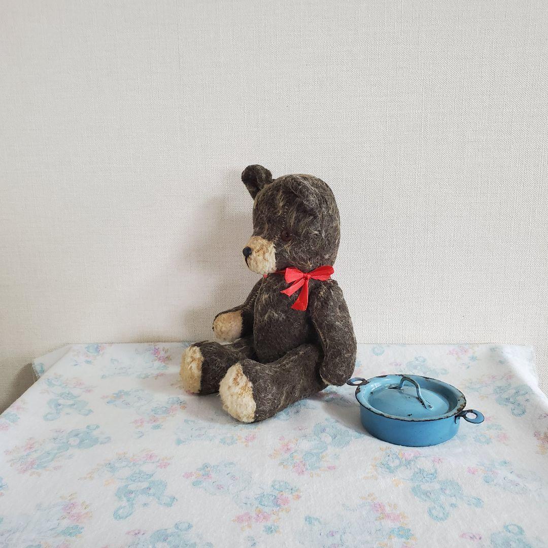 フランス　アンティークヴィンテージ　くまのぬいぐるみ