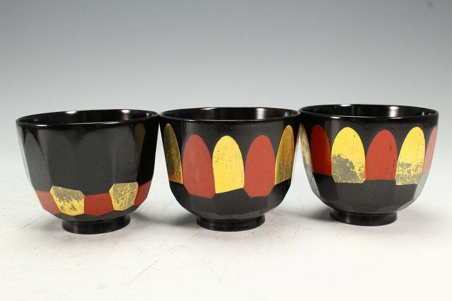 平安象彦造 八千代椀 小吸物椀 五客 共箱(K-YC585)