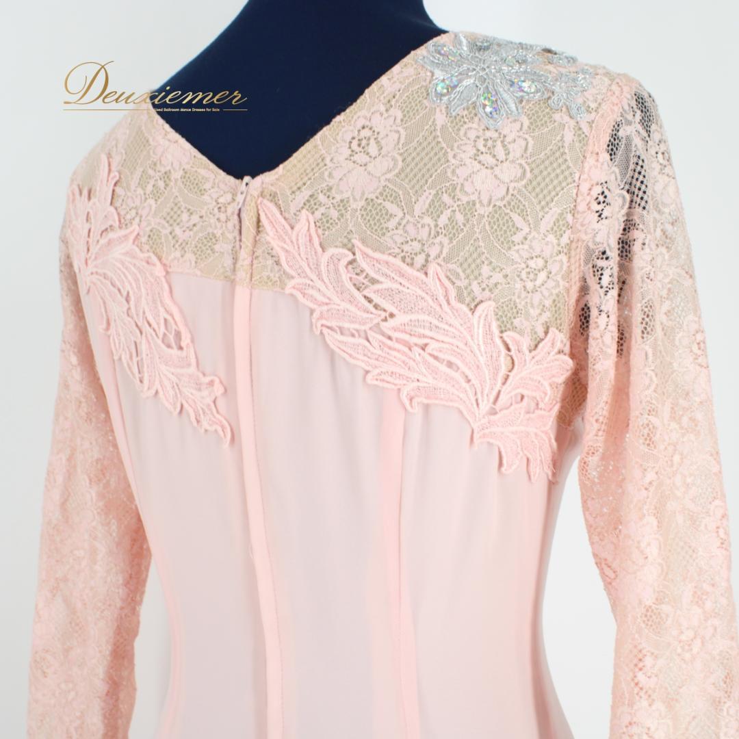 【日本製 社交ダンス衣装】ピンク Chacott ワンピース ドレス パーティ