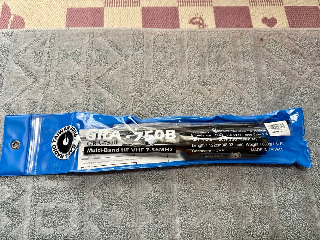 【新品・未使用品】GRA-750B 多バンドHF VHFアンテナ移動運用