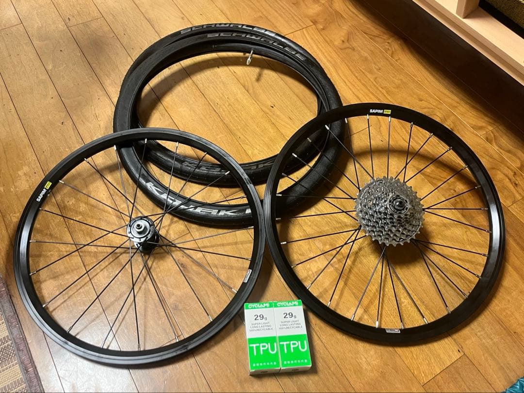 Tern VERGE N8 20インチ406前後ホイール　タイヤ　TPUチューブ