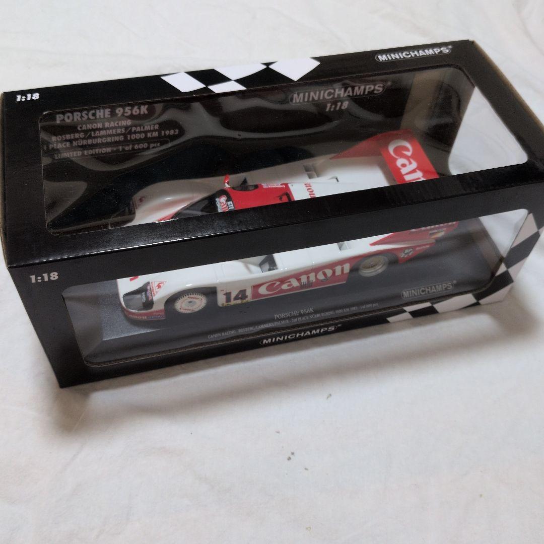 ミニチャンプス 1/18 ポルシェ 956K キャノンレーシング