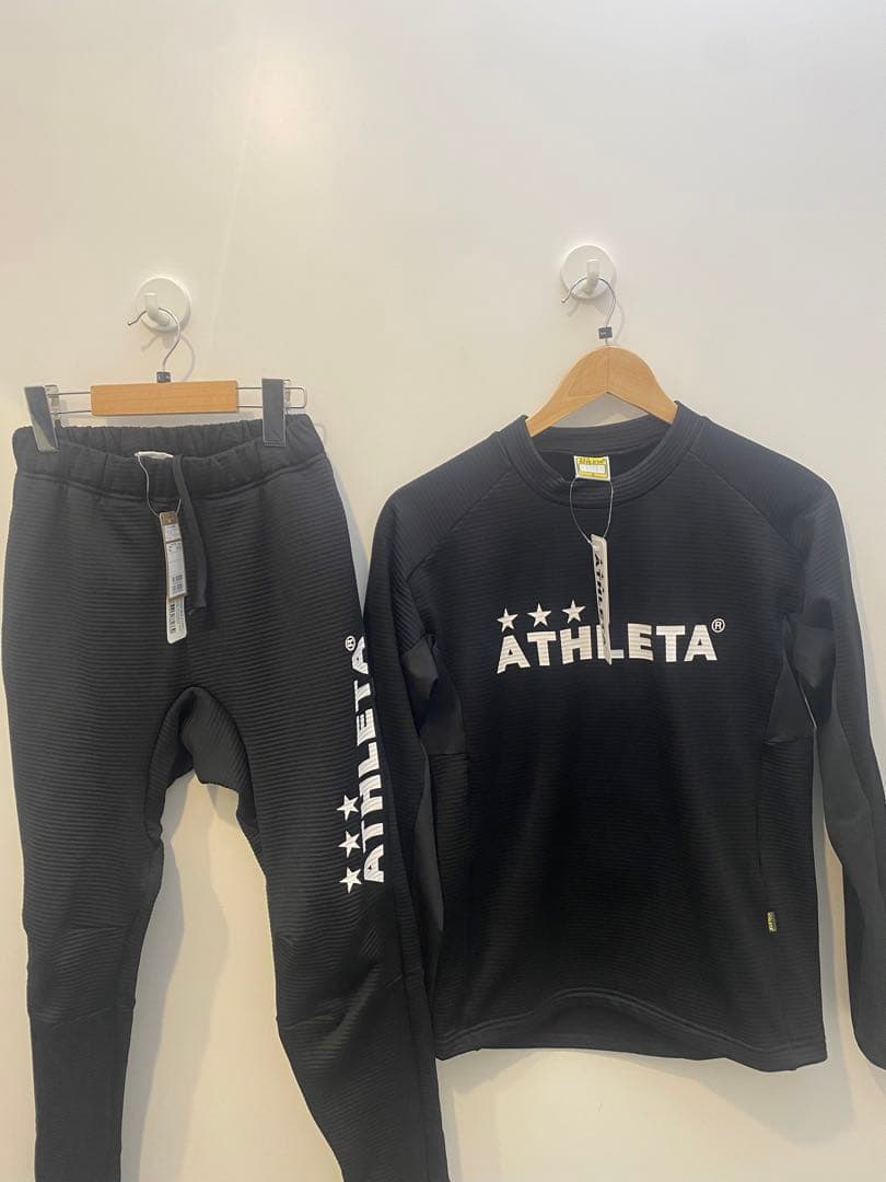 アスレタ グリッド起毛TRシャツ&グリッド起毛TRパンツ