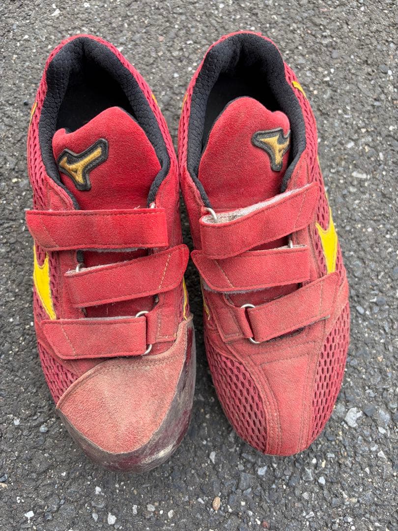 Mizuno スパイクシューズ レッド/イエロー
