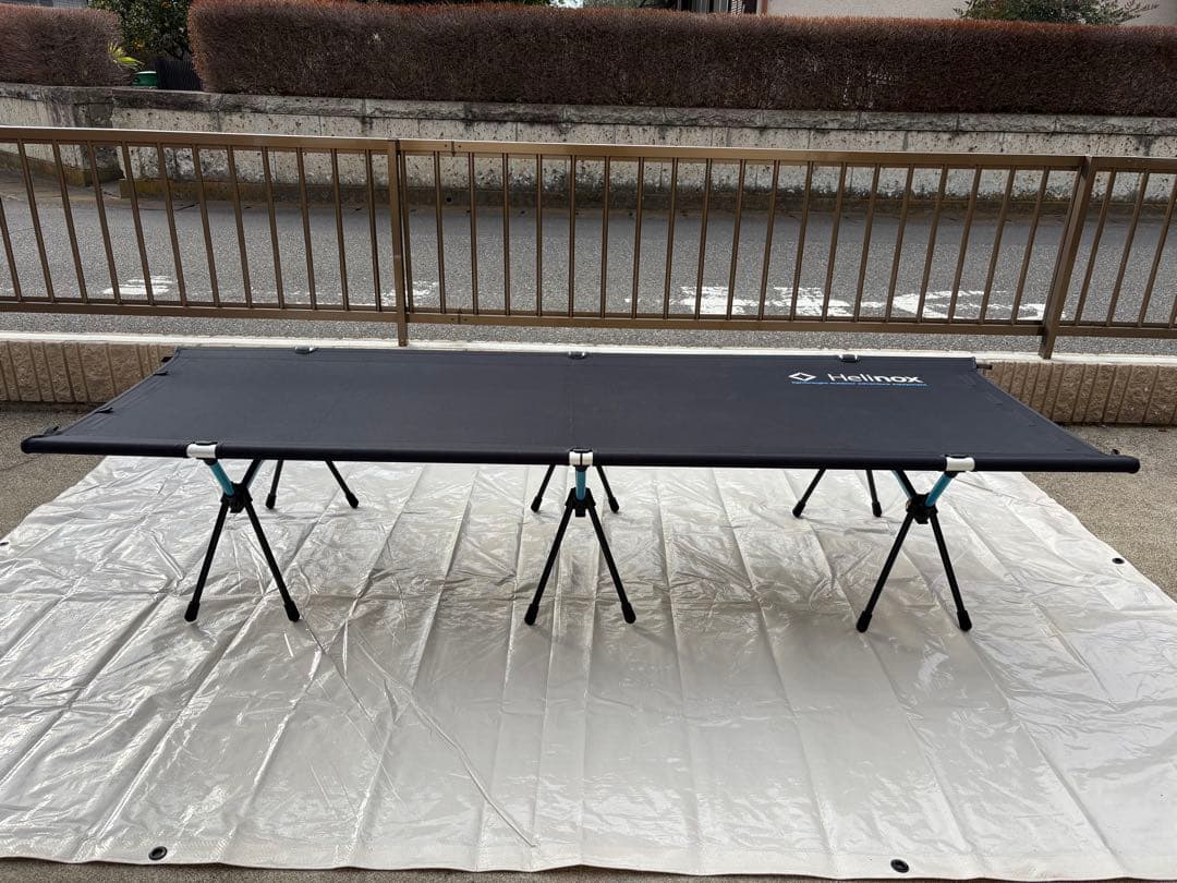 【中古・美品】Helinox コットワンコンパーチブル、コットレッグ　セット