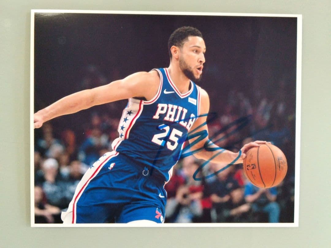 ベン・シモンズ直筆サイン入り超大型写真 … Ben Simmons