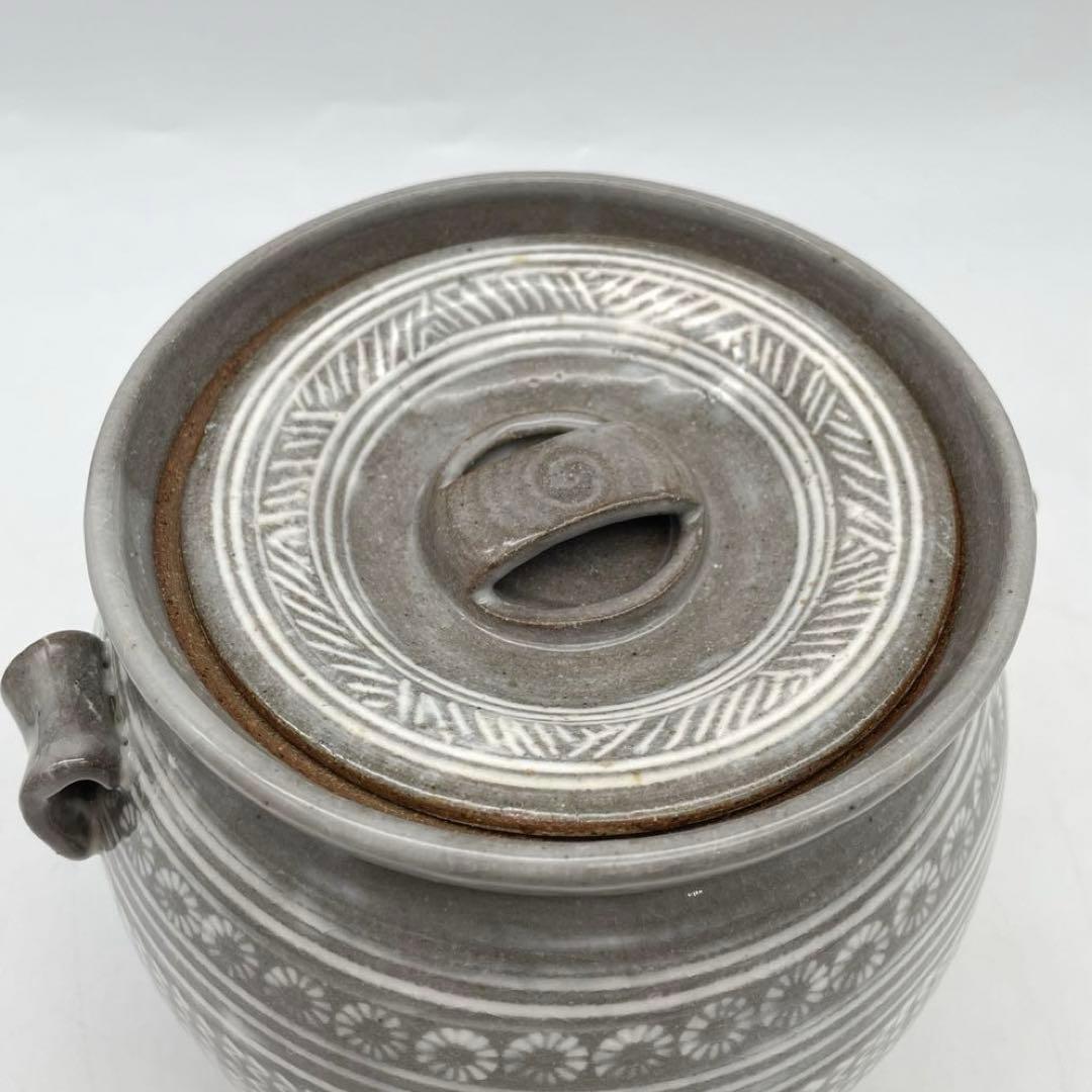 真清水蔵六 二代 泥中庵　三嶌写 水指　茶道具　共箱　三嶋　三島