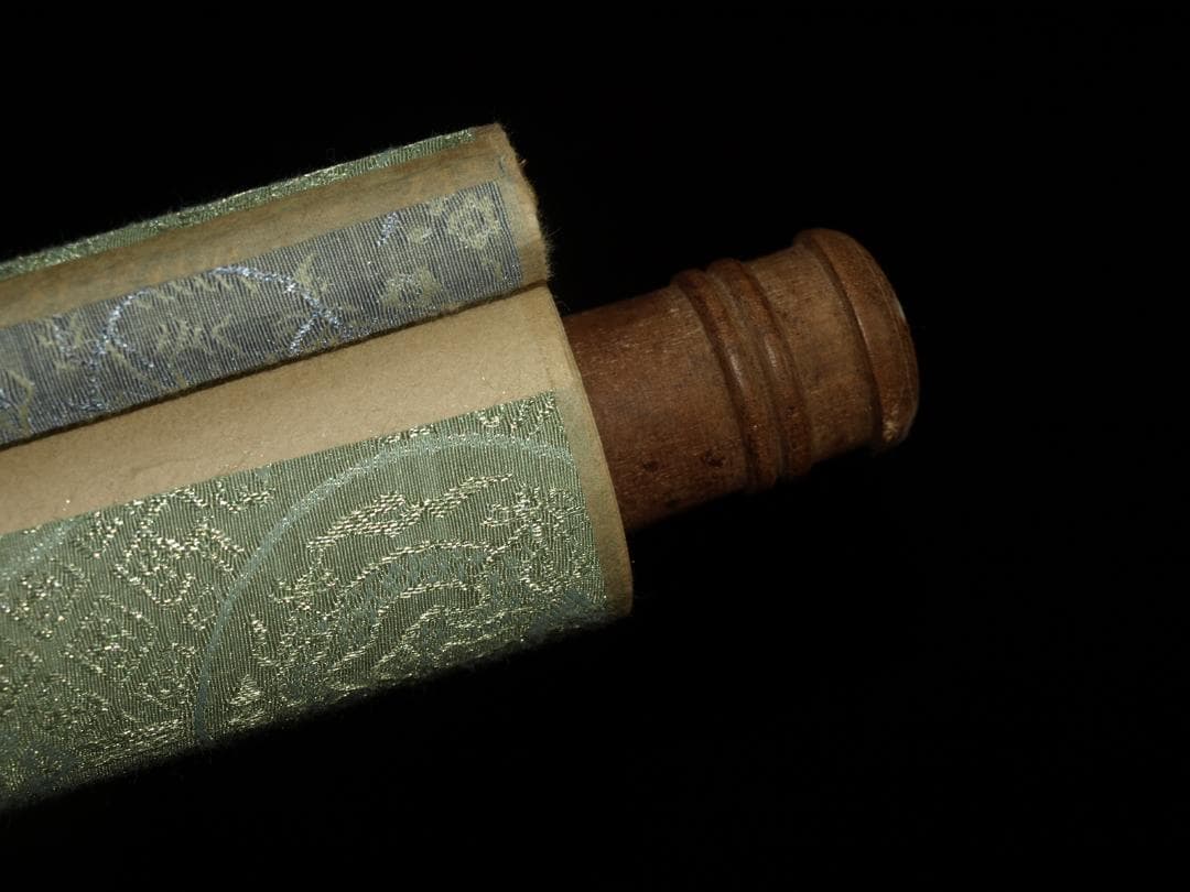 民間仕入れ品　中国明時代の肉筆　掛け軸BD329A12-1