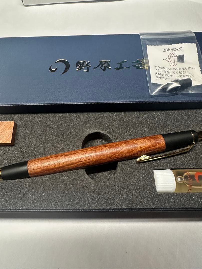 【新品未使用】　野原工芸　シーオーク　新型シャープペンシル　ゴールド金具