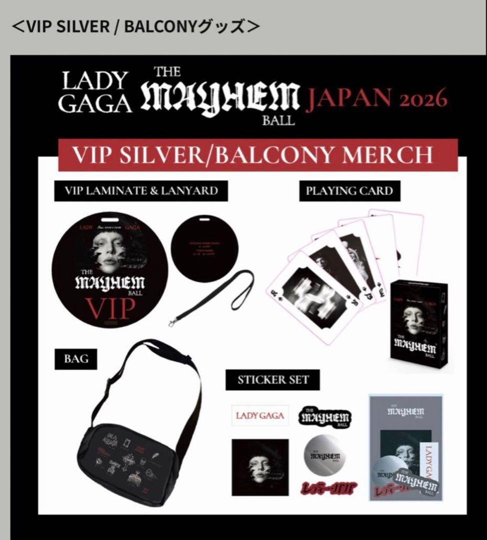 レディ　ガガ　LADY GAGA VIP グッズ　フルセット
