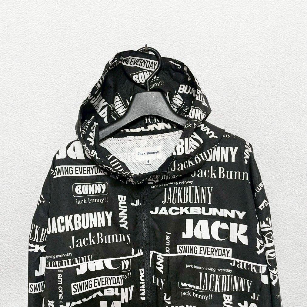 24年モデル　ジャックバニー　ストレッチ マルチロゴタフタ ジップアップブルゾン