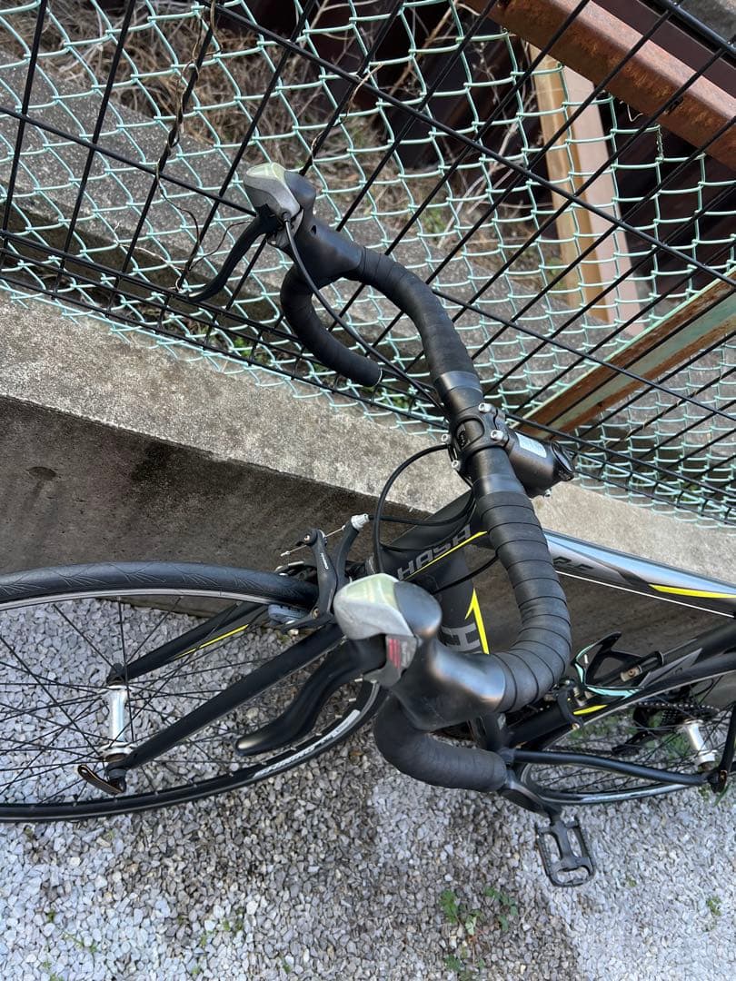 『引き取り限定』※東京都　 Hasaロードバイク ブラック/イエロー