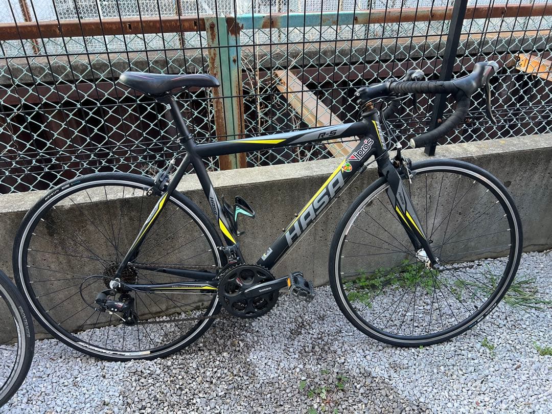 『引き取り限定』※東京都　 Hasaロードバイク ブラック/イエロー