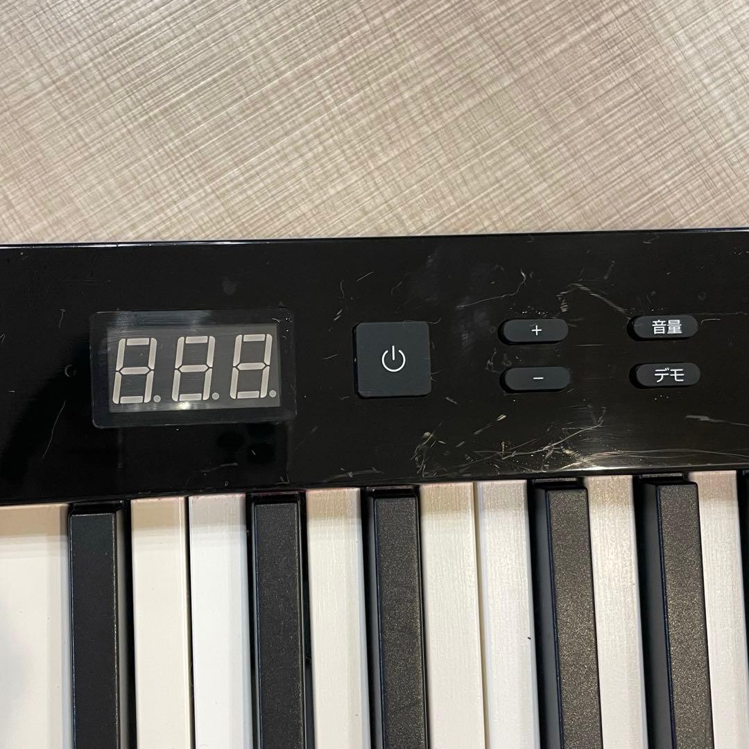 【電子ピアノ】88鍵盤 ペダル・ヘッドホン付 USB ソフトケース付き