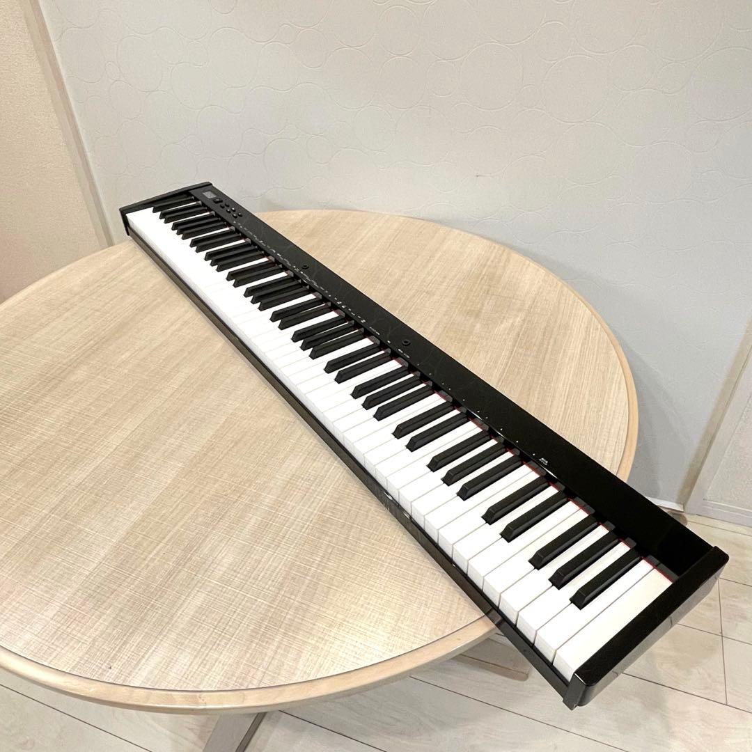 【電子ピアノ】88鍵盤 ペダル・ヘッドホン付 USB ソフトケース付き