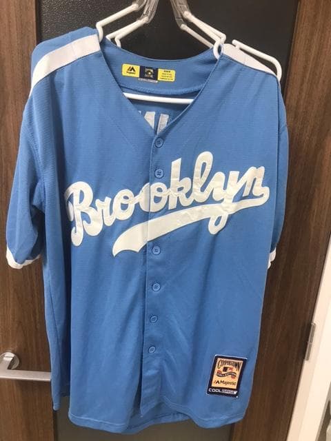 応援グッズ Brooklyn Dodgers Baseball Uniform Medium