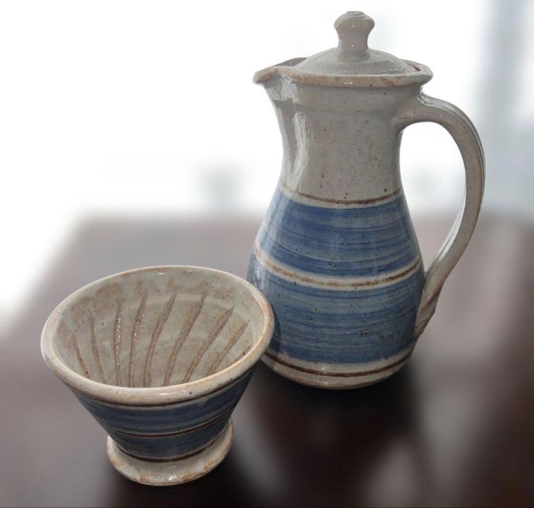 ハービー・ヤング　ピッチャー　セット　検）民藝　益子焼　濱田庄司　舩木研兒