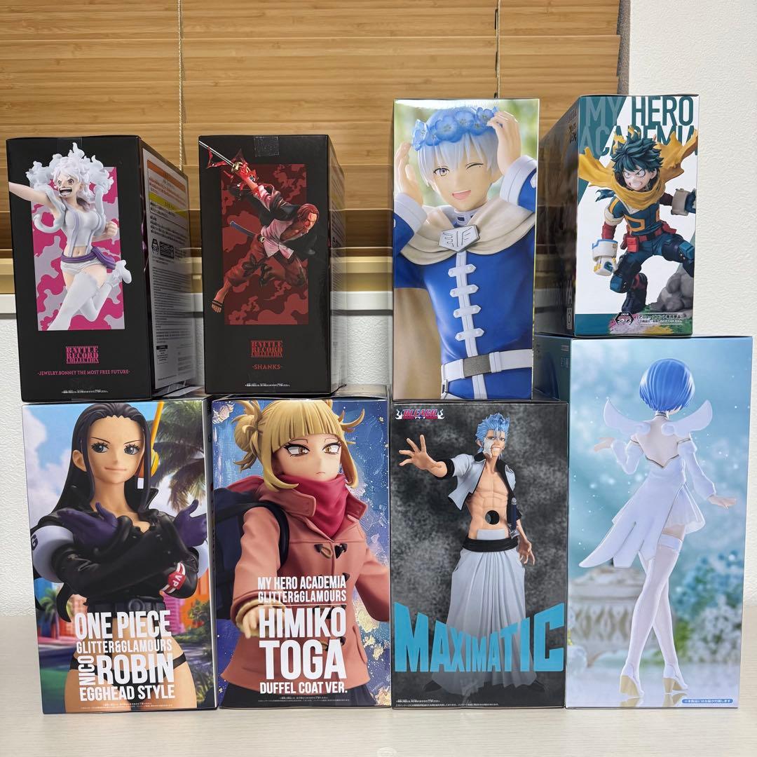 ジャンプ系・美少女系 プライズフィギュア 8体まとめ売り ワンピース ヒロアカ